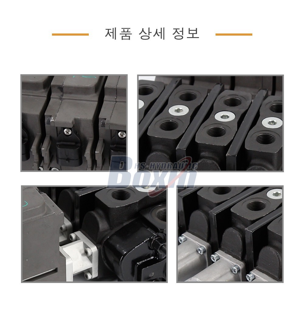 Reliable SD8EMA-4OT 4 Spool Sectional Directional Valve for Heavy Machinery